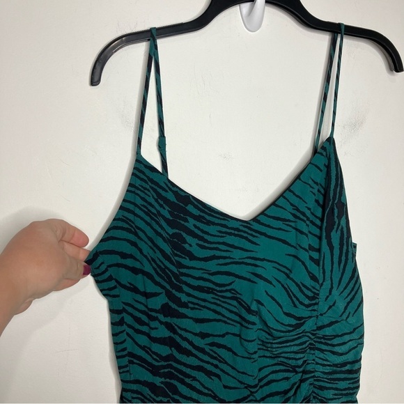 Capulet jade tiger stripe mini dress size large - Picture 5 of 11